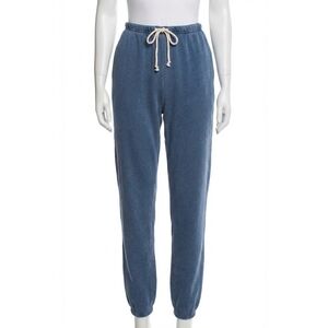 NEW Z SUPPLY downtown knit denim jogger pant in calypso blue indigo